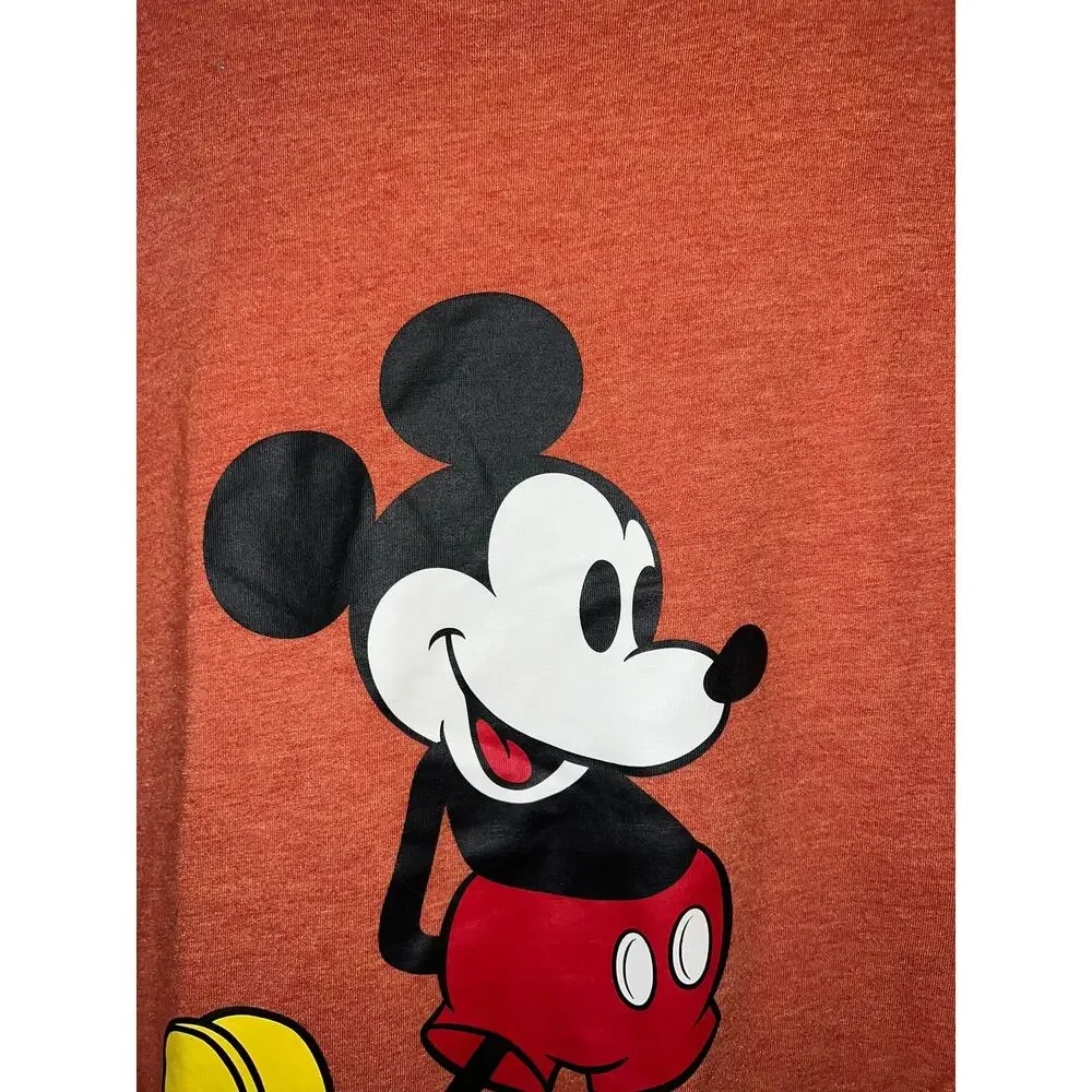 Disney Uniqlo Mickey Mouse Shirt Red Graphic T-Shirt Tee L Large